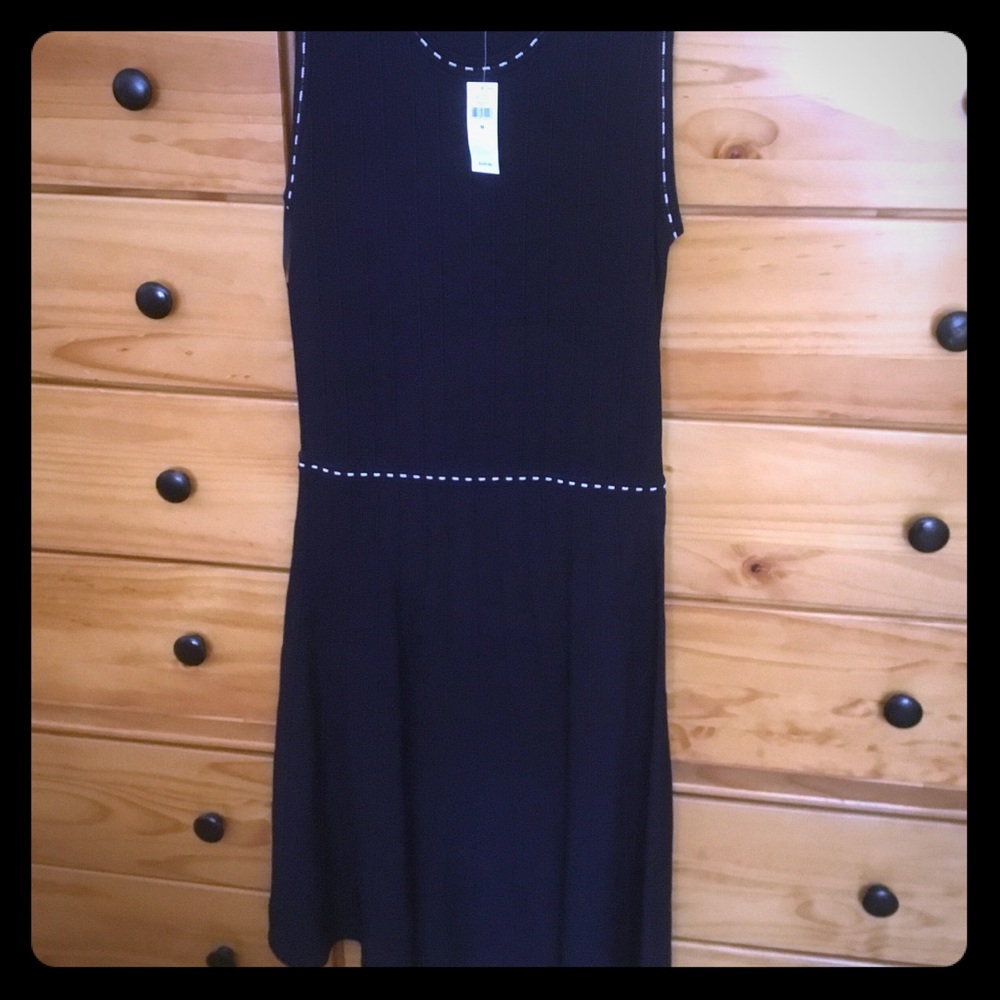 Banana Republic navy blue knit dress